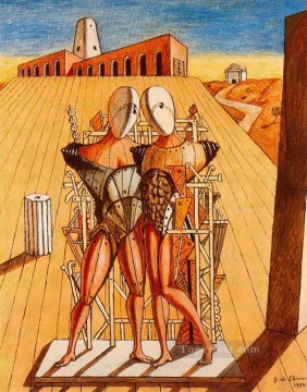 ジョルジョ・デ・キリコ Painting - ディオスクリ 1974 ジョルジョ・デ・キリコ 形而上学的シュルレアリスム